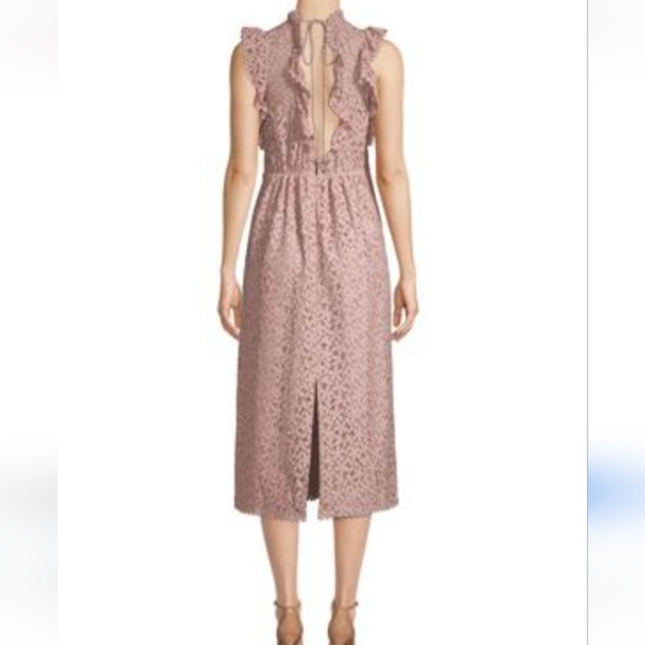 Kate Spade floral lace ruffle dress - Picture 3 of 6